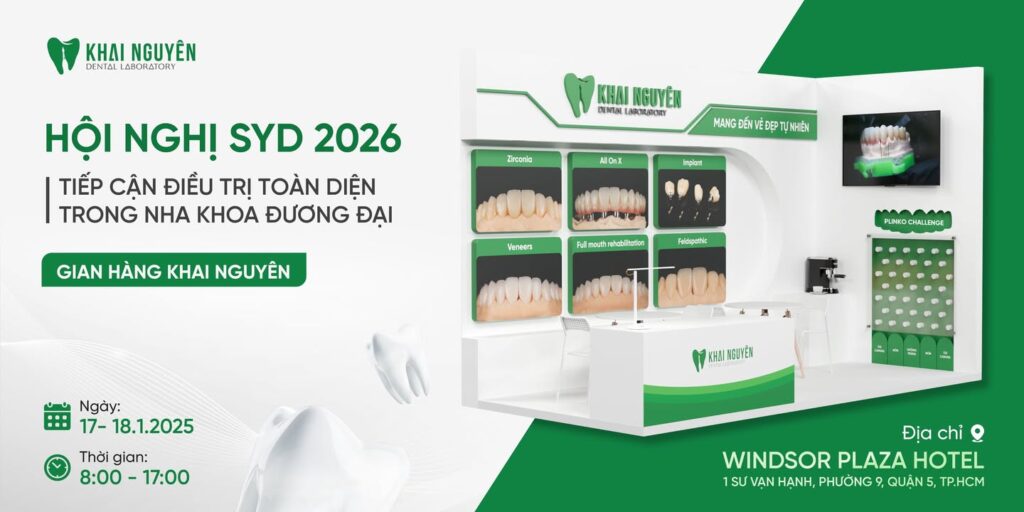 Khai Nguyên Dental Lab, Nhà tài trợ Bạc Hội nghị SYD 2026, 17 và 18/01/2026 tại Windsor Plaza