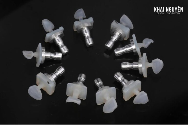 Veneer 10 răng hàm trên bằng Amber Mill, màu 1M1 đến 1M2