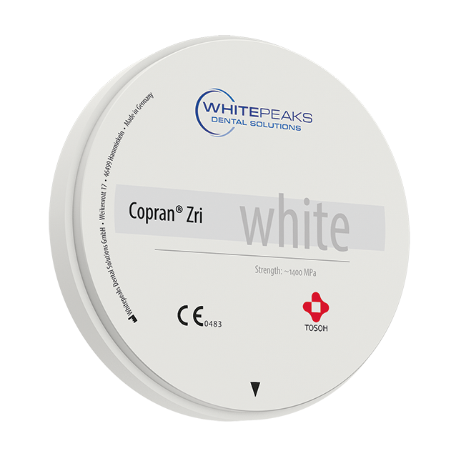 Đĩa zirconia Copran Zri white của Whitepeaks